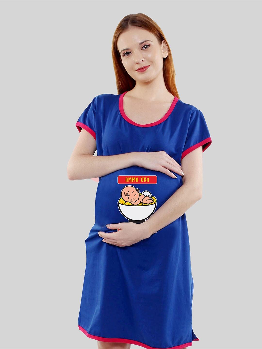 sillyboom graphic printed maternity t-shirt nightdress