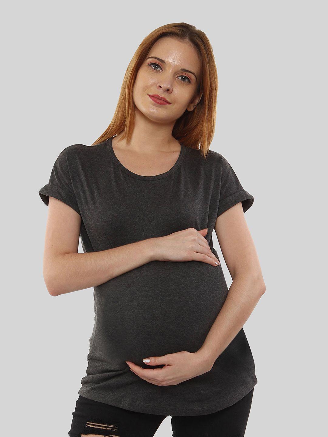 sillyboom round neck extended sleeve maternity t-shirt