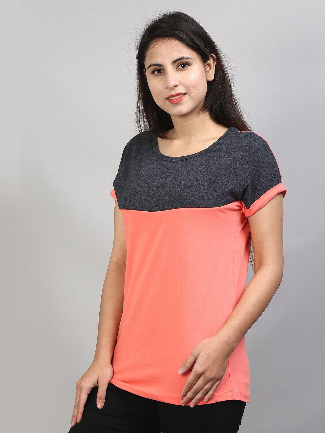 sillyboom colourblocked dolman sleevecotton maternity t-shirt