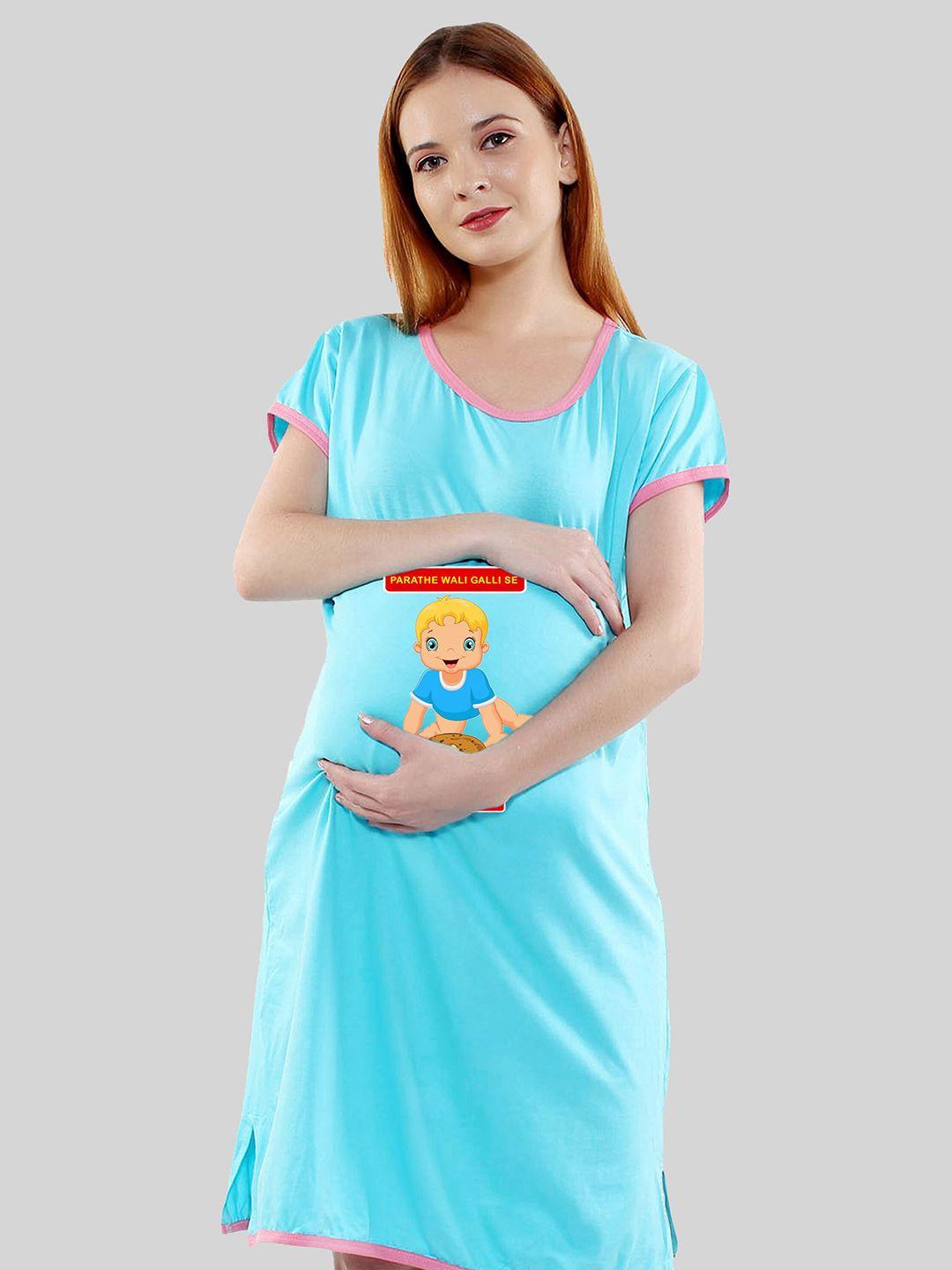 sillyboom conversational printed cotton maternity t-shirt dress