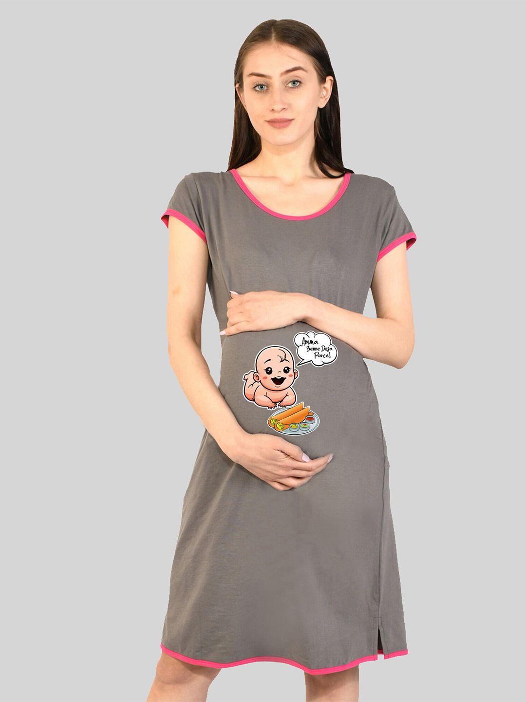 sillyboom graphic printed maternity t-shirt nightdress