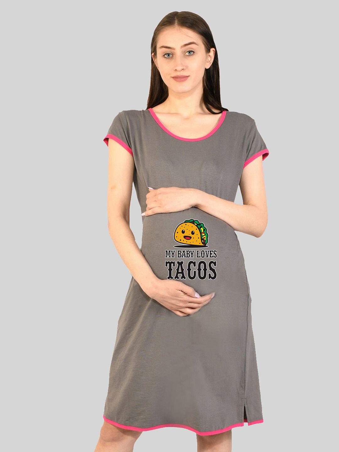 sillyboom graphic printed maternity t-shirt nightdress