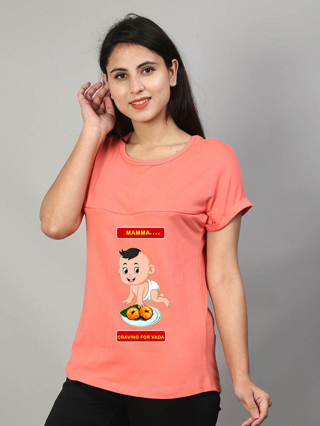 sillyboom graphic printed short sleeves maternity t-shirt