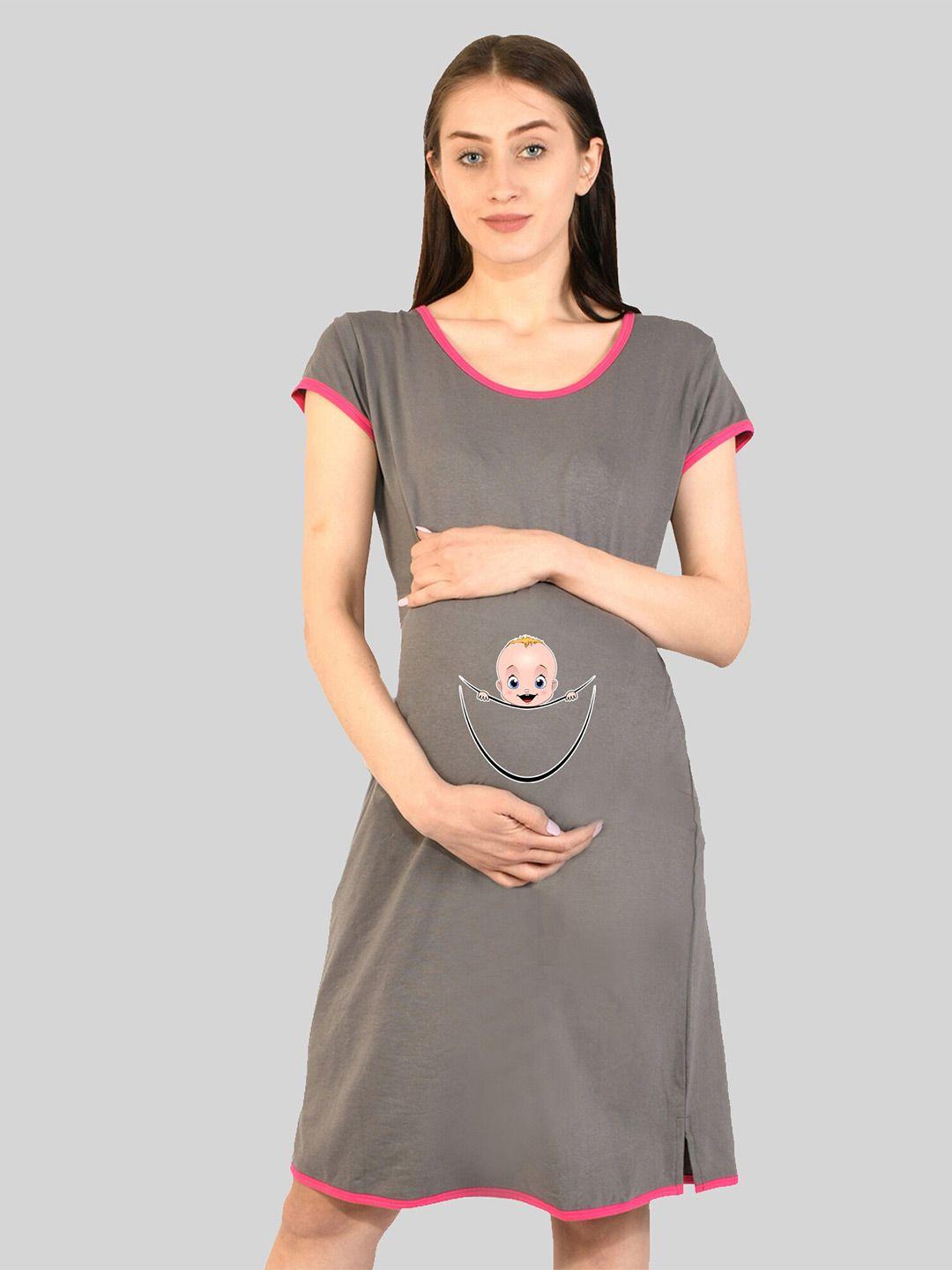 sillyboom printed maternity t-shirt night dress