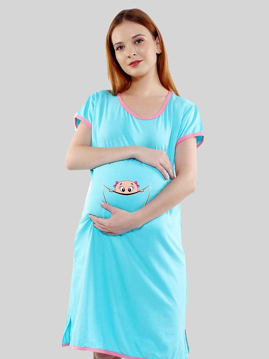 sillyboom printed pure cotton maternity t-shirt nightdress
