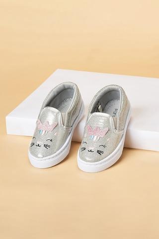 silver unicorn upper casual girls casual shoes