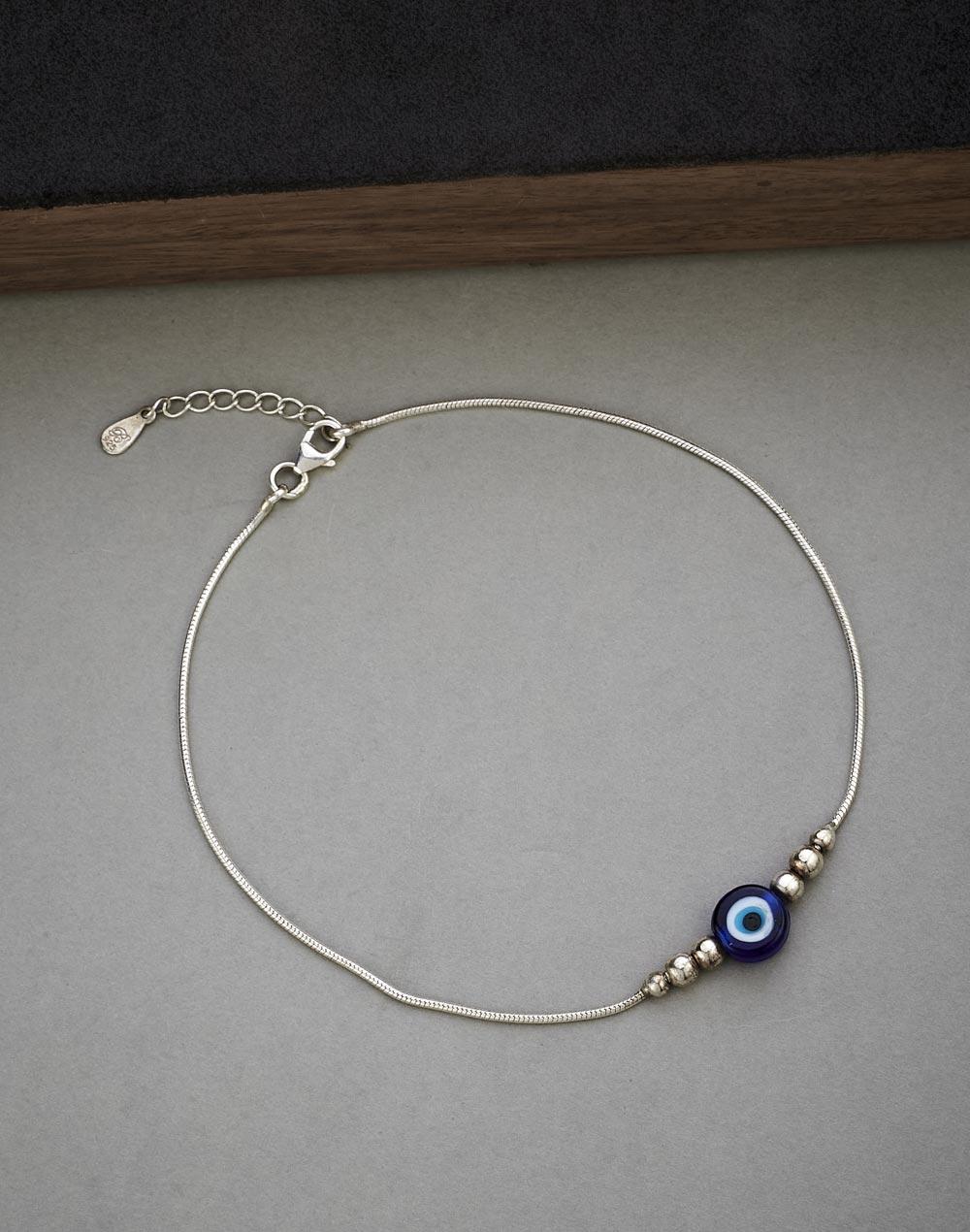 silver anklet