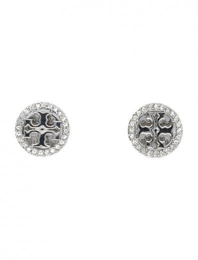silver crystal earrings