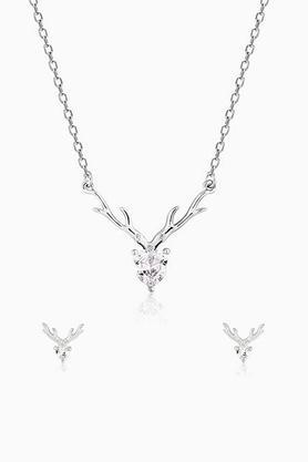 silver deer heart set