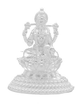 silver dhana lakshmi idol