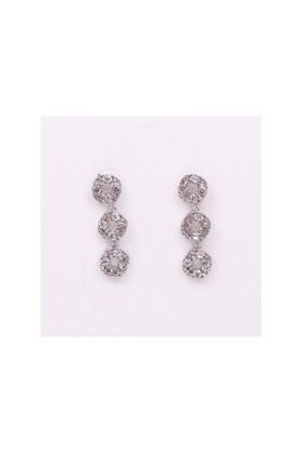 silver embellished designer earrings