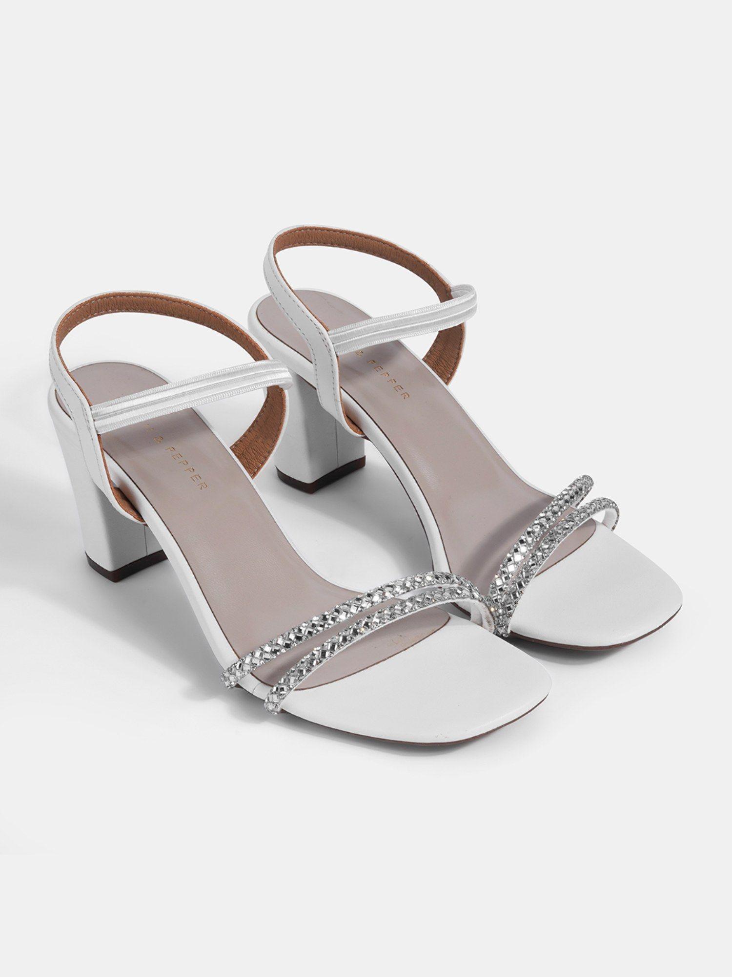 silver heeled sandals