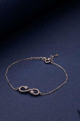 silver infinity fancy bracelet