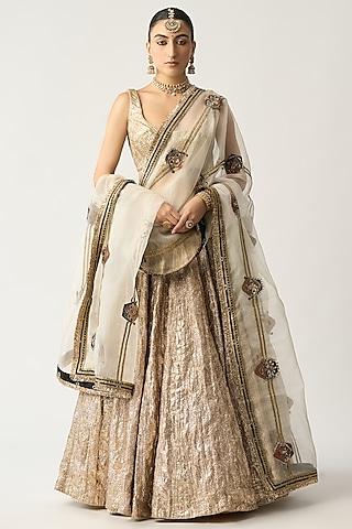 silver lampi lehenga set