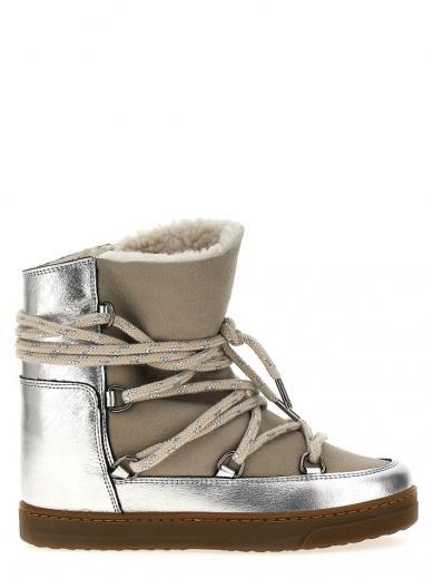 silver nowles ankle boots