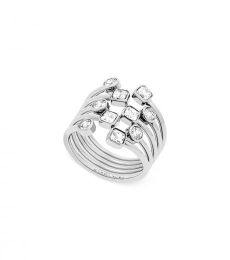 silver open scatter ring