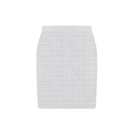 silver pattern skirt