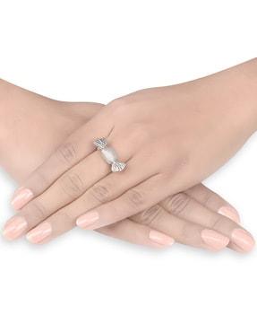silver-plated classic ring