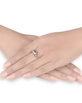 silver-plated ring