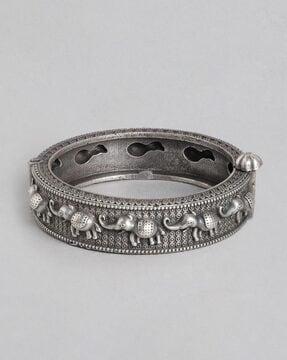 silver-plated handcrafted bracelet
