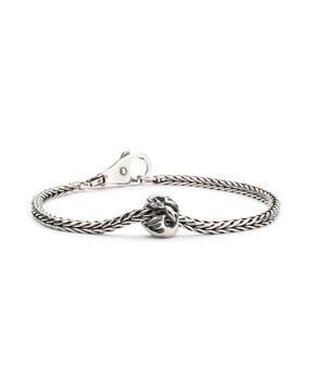 silver-plated link bracelet