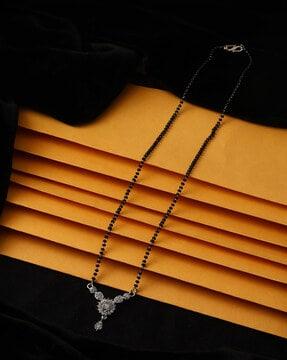 silver-plated mangalsutra