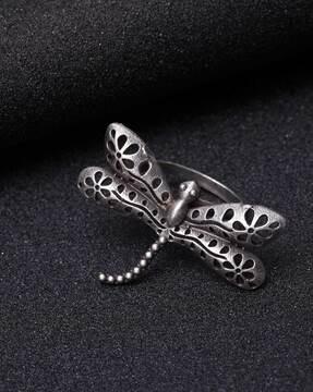 silver-plated ring