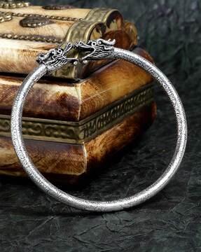 silver-plated thin bangle