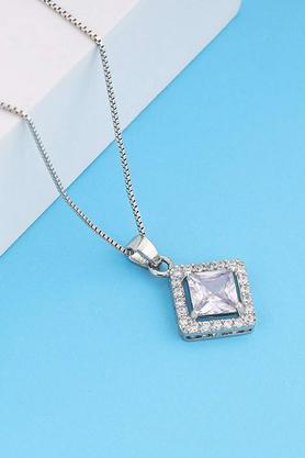 silver starlight sparkle pendant