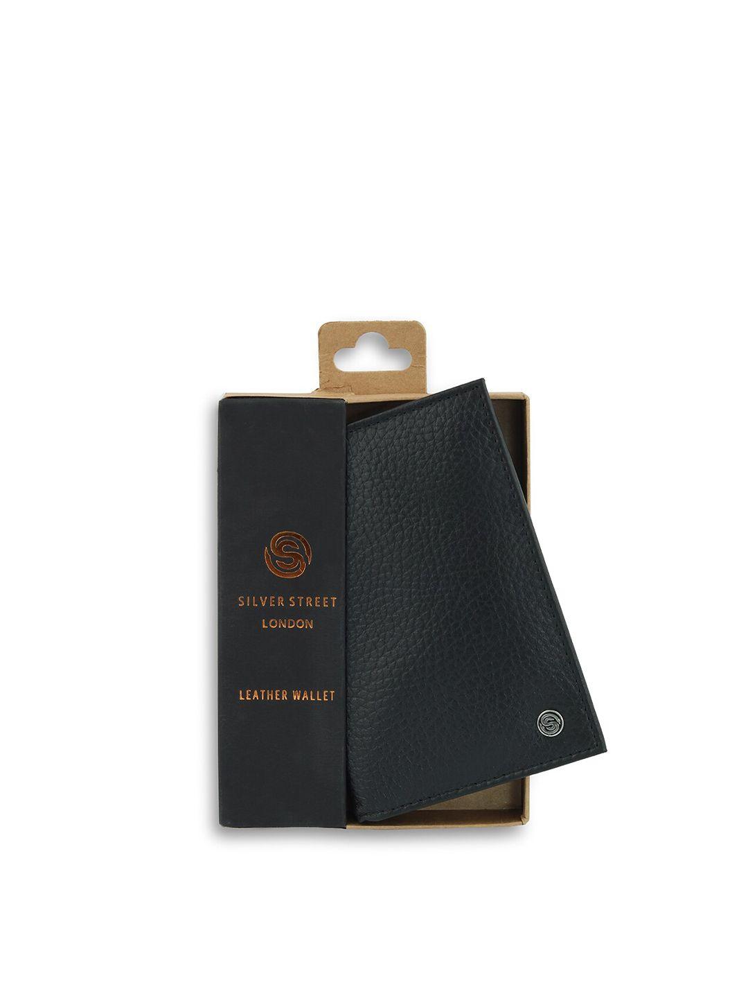 silver street london men leather passport holder