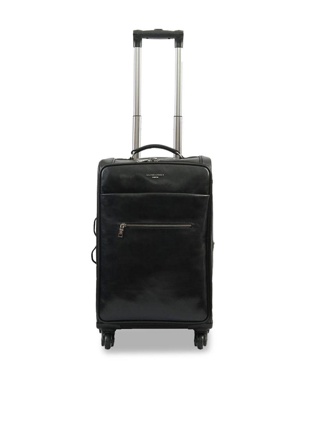 silver street london solid dubbin leather trolley