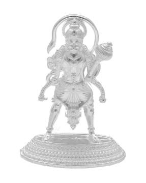 silver veer hanuman idol