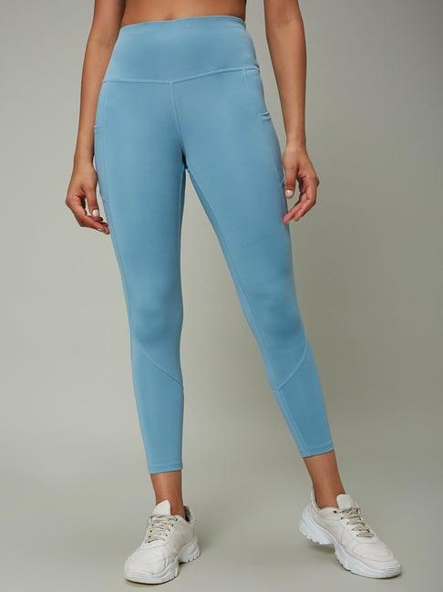silvertraq blue relaxed fit leggings