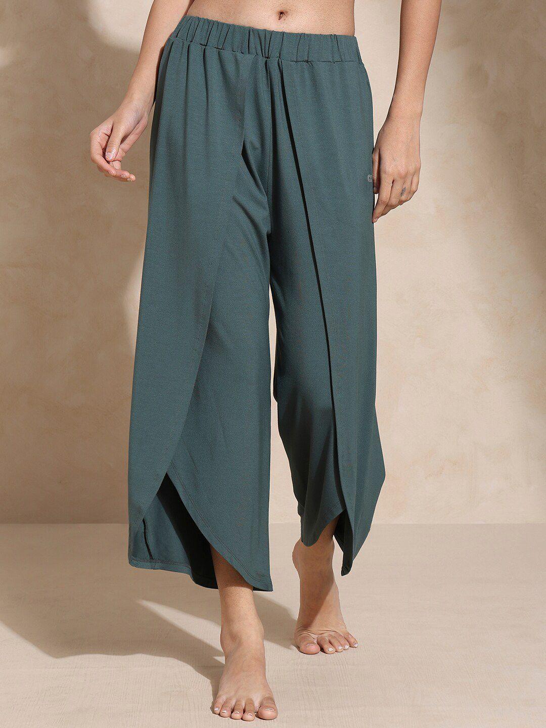 silvertraq women mid-rise straight tulip lounge pants