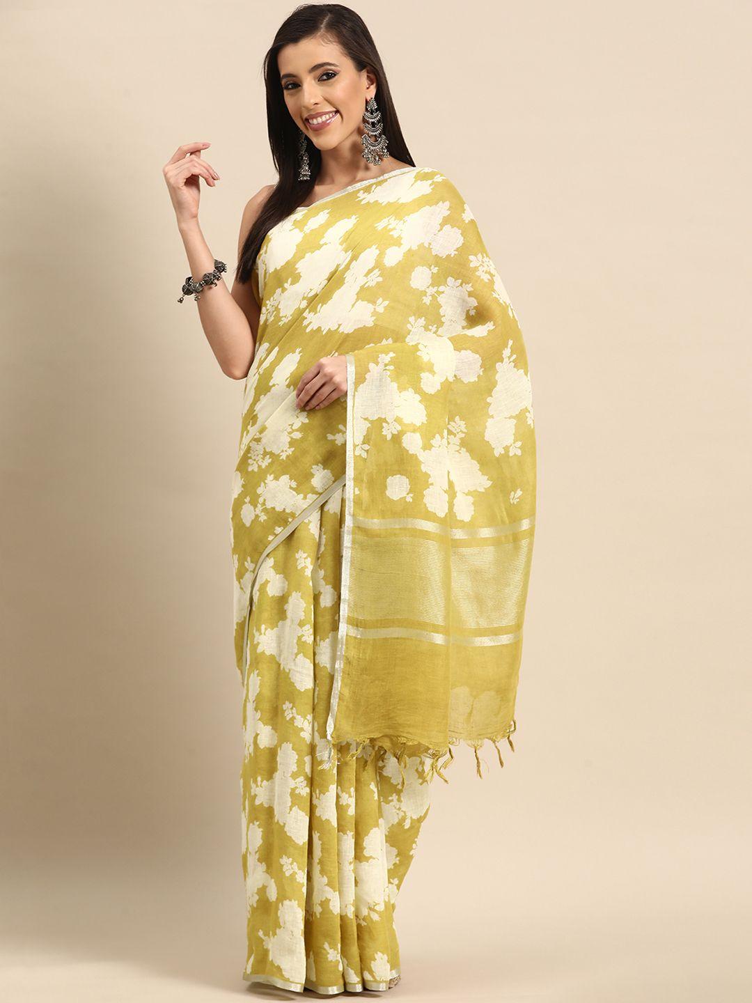 simaaya printed silk cotton saree
