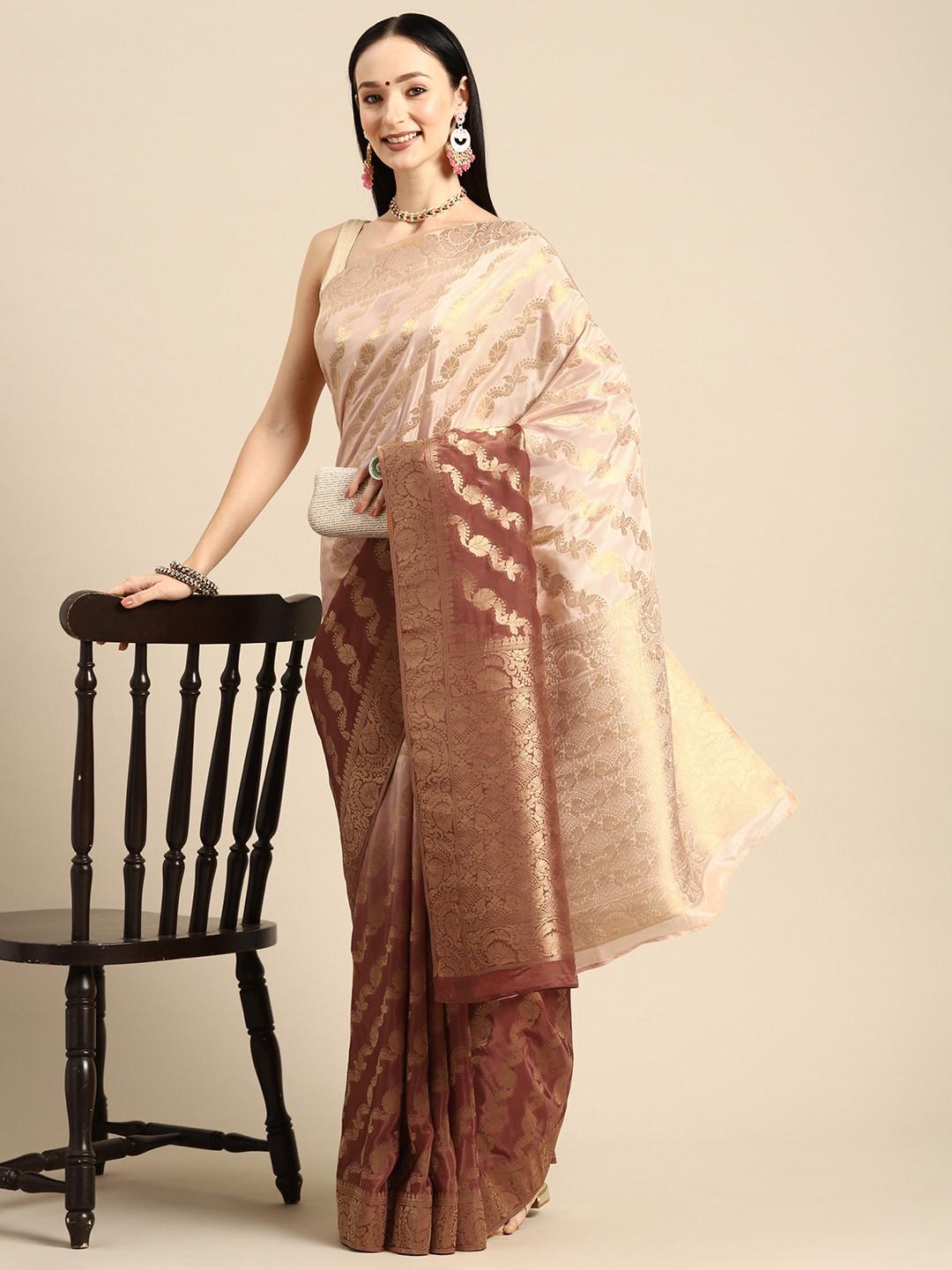 simaaya woven design ethnic motifs zari saree
