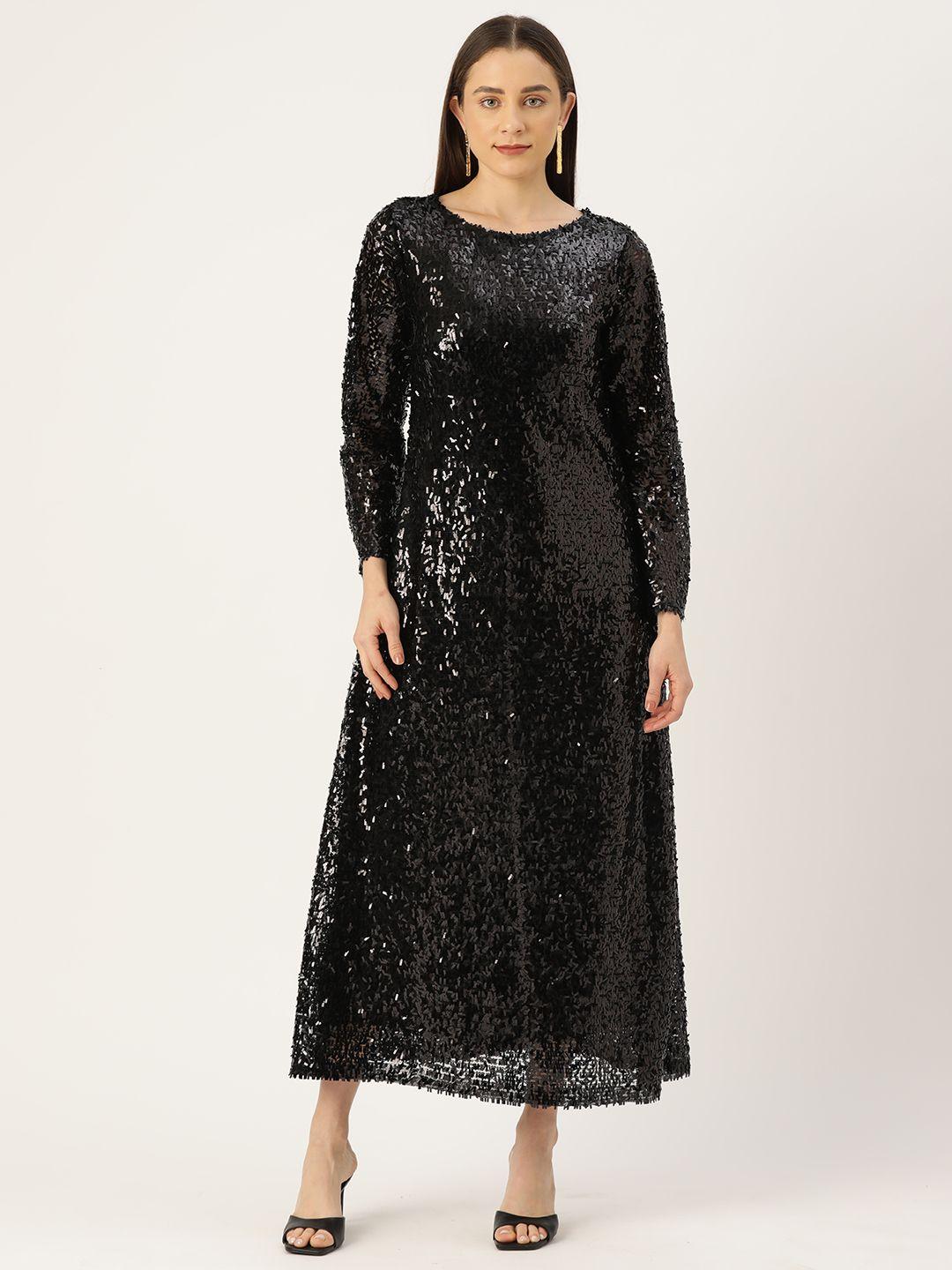 simaaya embellished embroidered net maxi dress