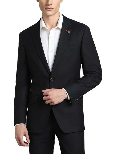 simon carter london black regular fit blazer