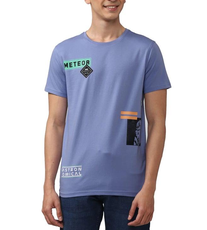 simon carter london blue graphic slim fit t-shirt