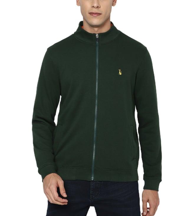 simon carter london green regular fit casual jacket