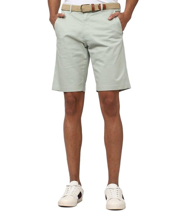 simon carter london green slim fit shorts