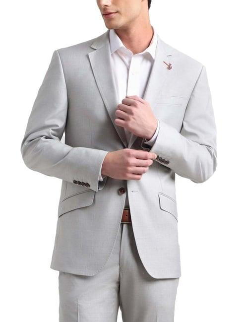 simon carter london grey regular fit blazer