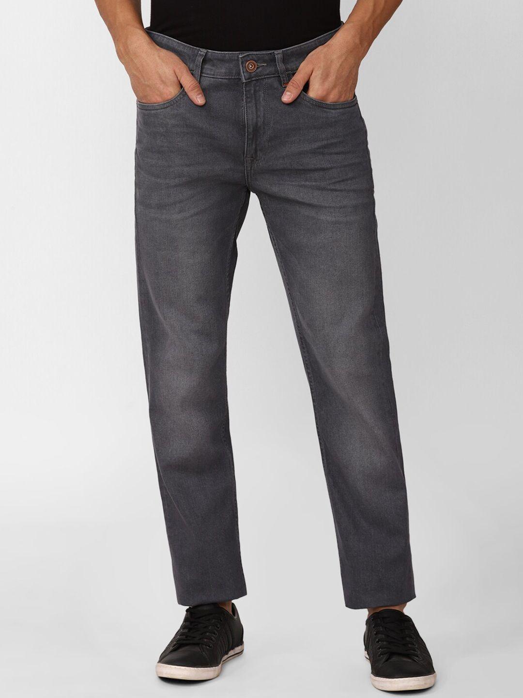 simon carter london men grey slim fit heavy fade jeans