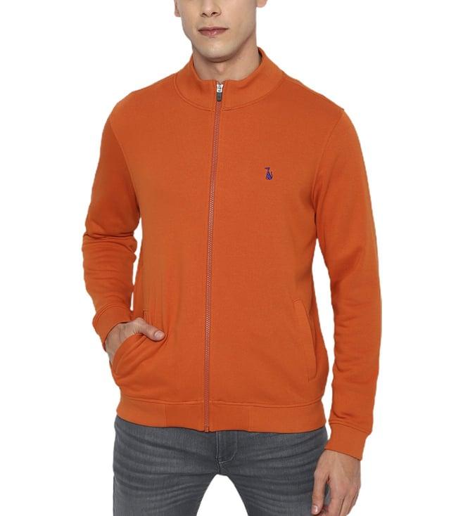 simon carter london orange regular fit casual jacket