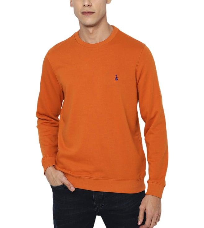 simon carter london orange regular fit sweatshirt