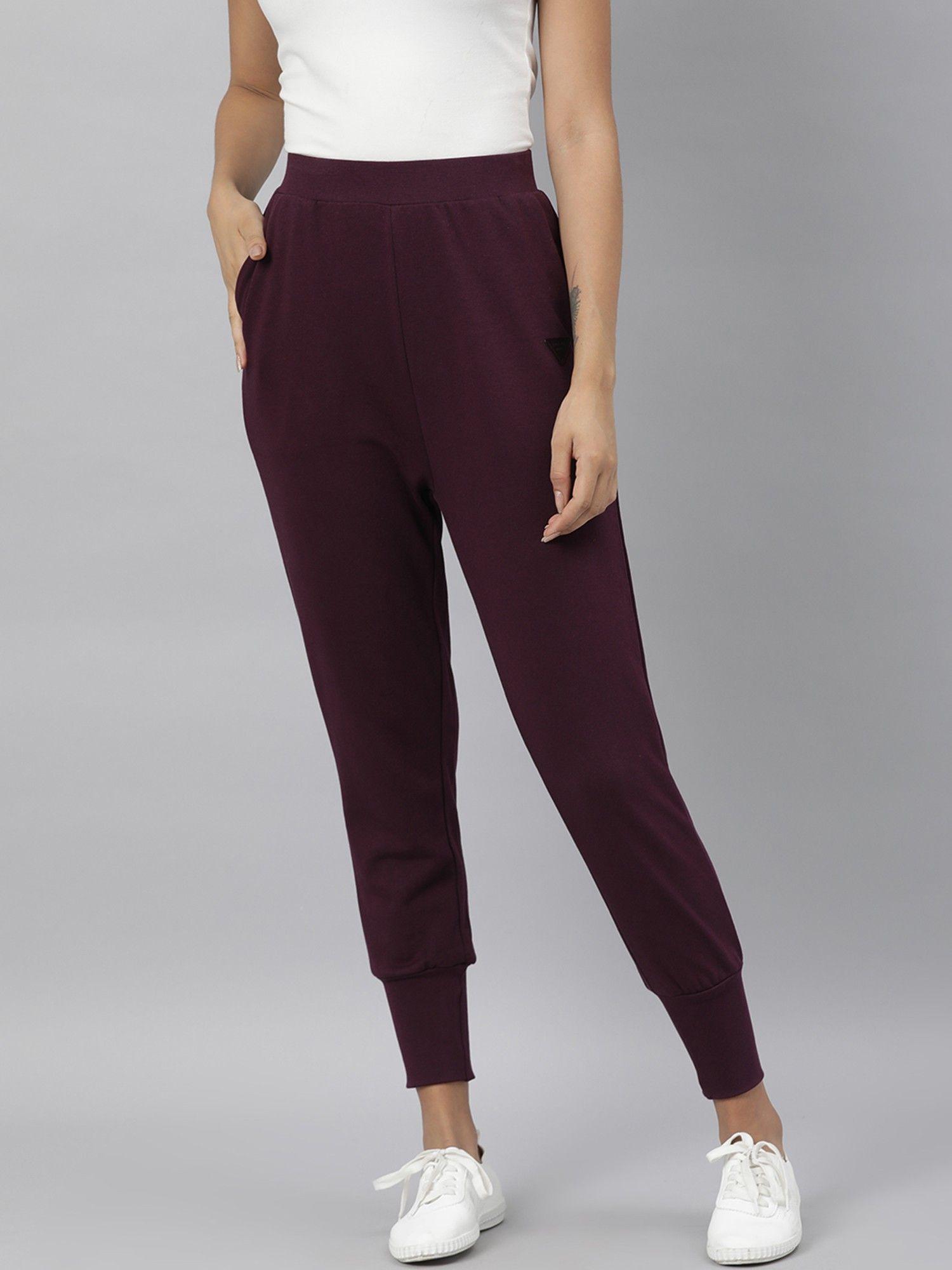 simp-1 purple track pant