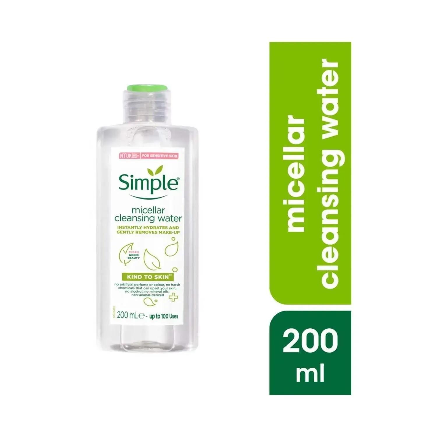 simple kind to skin micellar cleansing water (200ml)