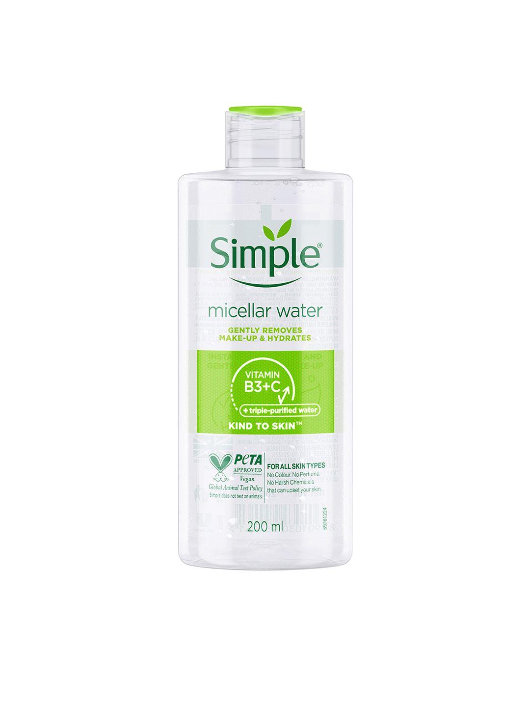 simple kind to skin micellar cleansing water 200 ml