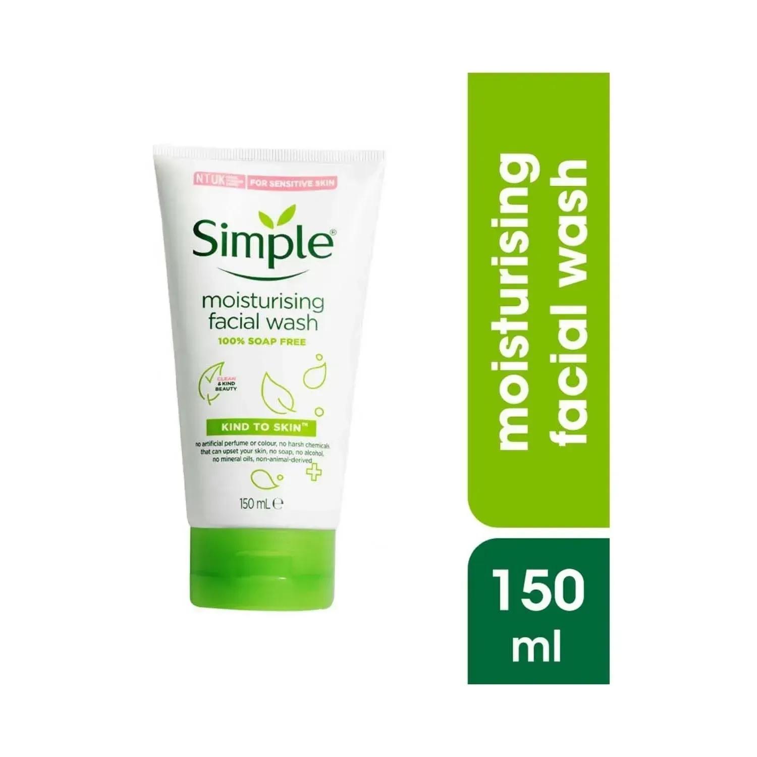 simple kind to skin moisturising facial wash (150ml)