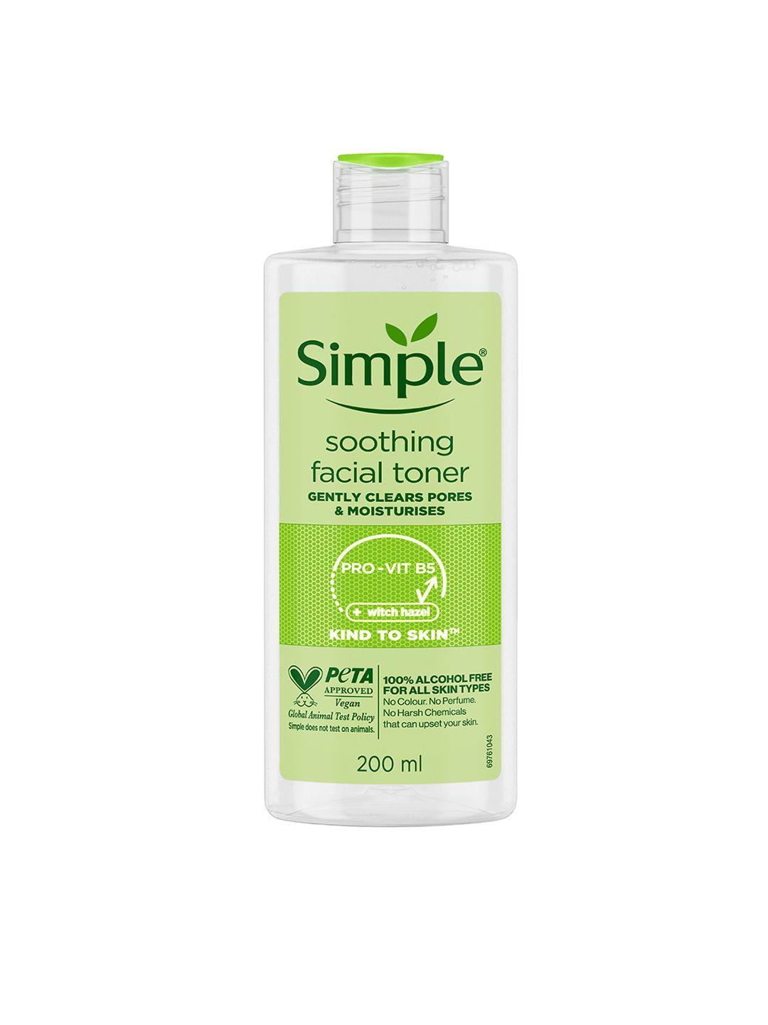 simple kind to skin soothing facial toner 200 ml